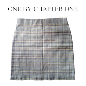 Chic Plaid Pull-on Mini Skirt - Elastic waistband - Small